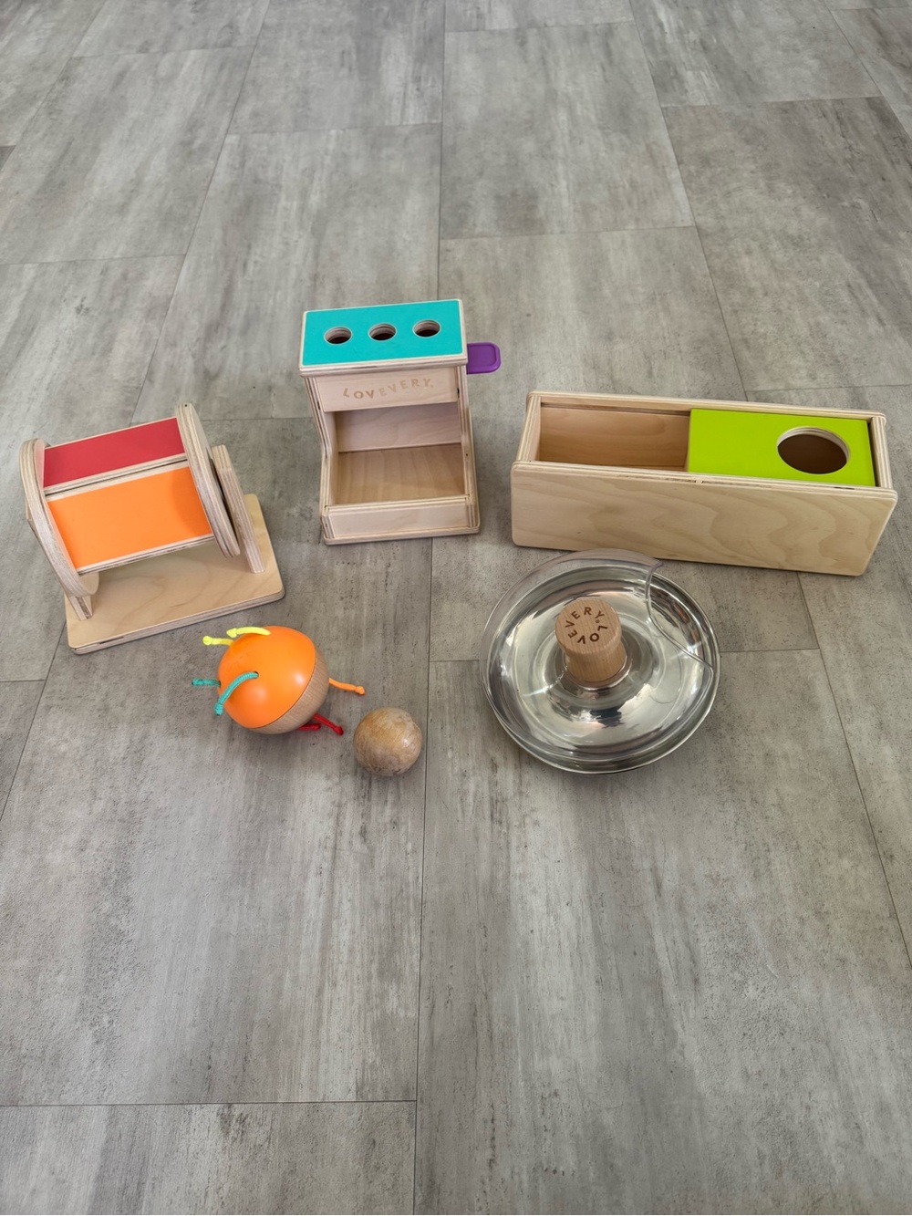Wooden Montessori lovevery toys